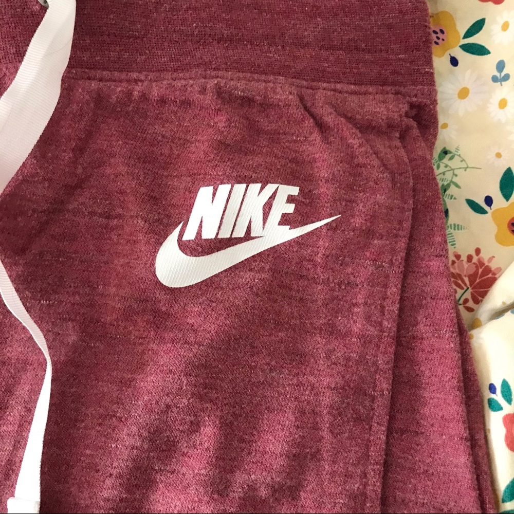 *RESERVED* Heather Red Nike Joggers